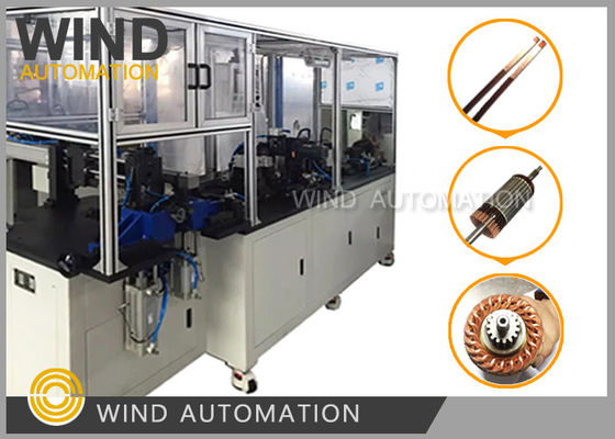 China Automaker Starter Hair Pin Forming Electric Car Conductor Winding Machine 10MT Bare Coated Or Coated supplier