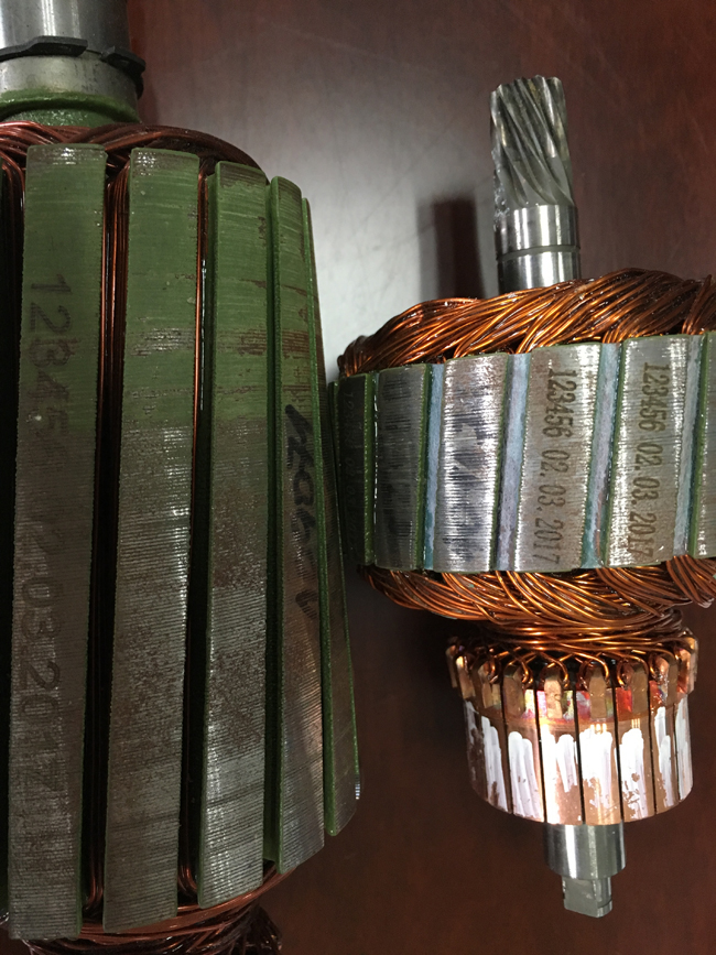 CE Electric Motor Armature Testing Equipment Double Station Welding