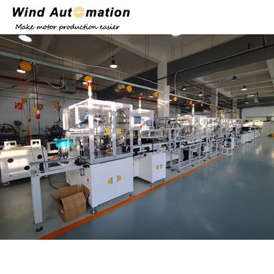 China Electrical Motor Armature Winding Machine DC Motor Rotor Assembly Line supplier