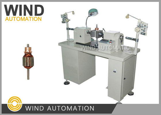 China Semi Auto Coil Winding Machine Flyer Winder For Hook Commutator Armature Rotor Coil Winding supplier