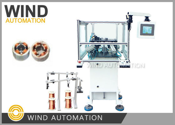 China Four Needle Winding Machine For Fan Motor Shaded 4pole Segment Stator supplier