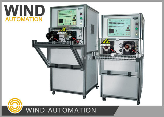 China CE Electric Motor Testing Equipment Armature Double Station Welding Resistance Testing Panel supplier