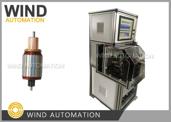 China Auto Starting Motor Armature Testing Machine For Slots Below 36 supplier