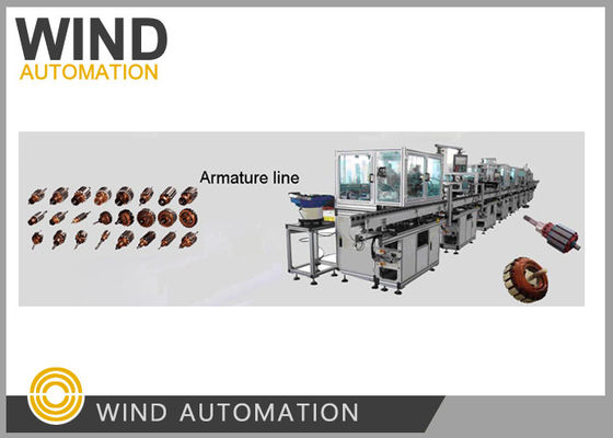 China CE Armature Winding Machine Dc Commutator Motor Fully Automatic Production Line supplier