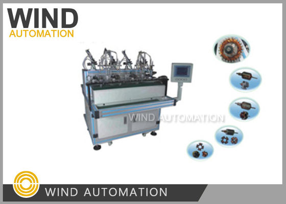 China White Electrical AC Motor Winding Machine Four Station Small Rotor Winder supplier