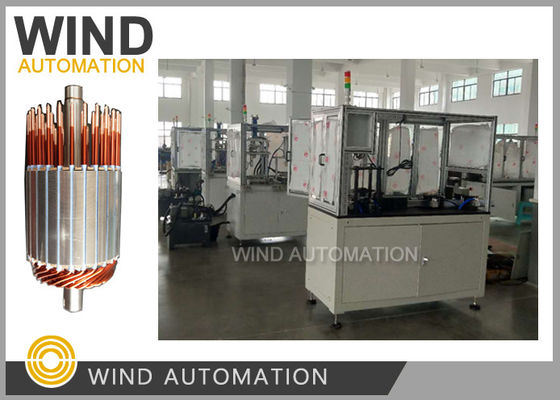 China Automobile Round Wire 3.4mm Hairpin Coil Winding Machine For Car Starter Armature supplier