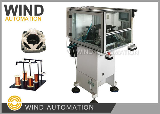 China Four Nozzles Stator Needle Winding Machine For 4 Poles Shaded BLDC Motor supplier