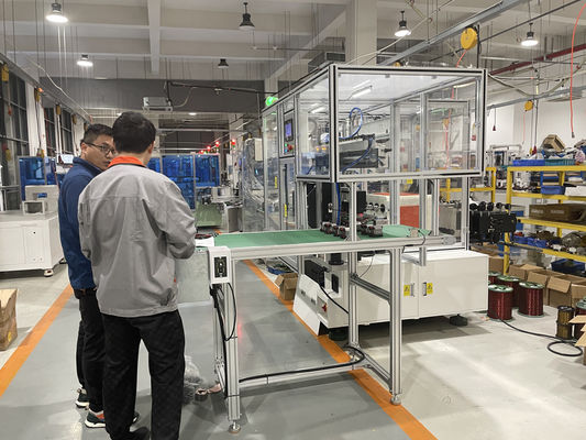 2 Pole  Field Coil Fully Automatical Stator Winding Machine Estatores supplier