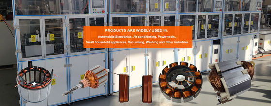 Straight Lamination Stator Needle Winding Machine For BLDC Motor supplier