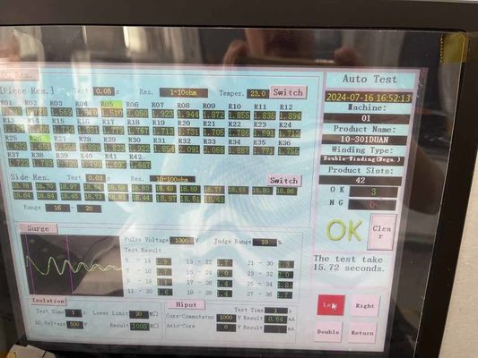 WIND-ATS-300 AC DC Motor Winding Machine Double Station Armature Testing Panel supplier