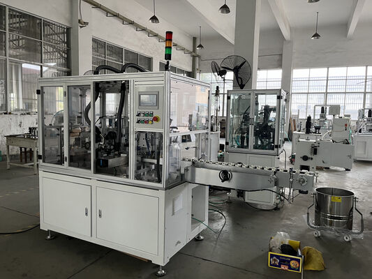 Commutator Turning Machine On Auto Production Line