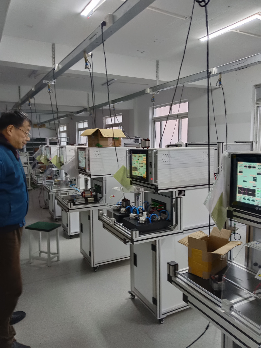 Judging Machine How to Judge Quickly DC Motor Stator Testing Machine With Pneumatic Fixture