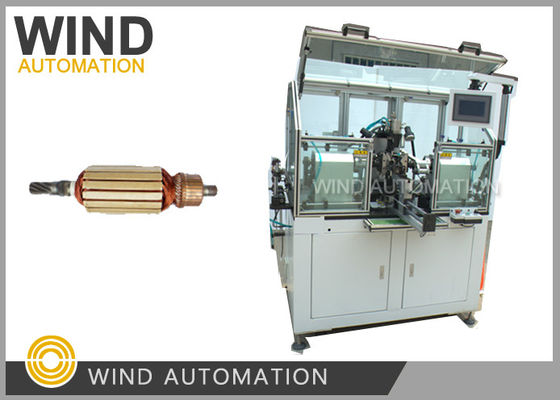 Copper Wire Armature Winding Machine PMDC Rotor Riser Commutator