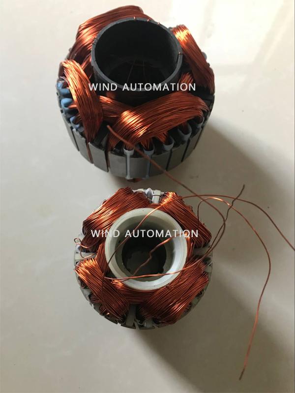 Fully Automatic Ceiling Fan Stator Winding Machine For OD Below 110