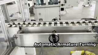 Armature Assembly Line Turning machine in automatic line with lamination turning, commutator turning