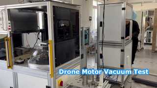 How to test drone motor stator under vacuum conditions