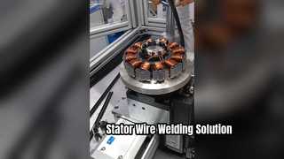 How to welding stator terminal wire